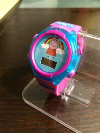 Peppa Pig Children’s Pink Blue Digital Lcd Watch 12 2