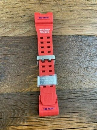 Casio G - Shock Mudmaster Gwg - 1000 Watch Band Strap Red