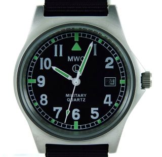 Mwc G10 Lm Military Watch (black Strap)