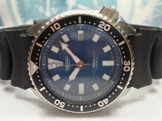 Seiko 150m Scuba Date Automatic Mens Watch 7002 - 700j,  Blue (jun 1993)