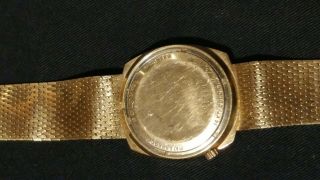 VINTAGE BULOVA ACCUTRON 14K SOLID GOLD BODY & BAND / 80,  gramms / PERFECT 7