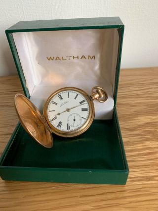 Waltham Pocket Watch Gold Plated.  Not.