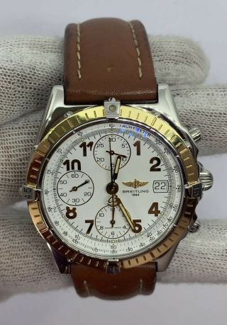 Breitling Chronomat 18k Gold Two - Tone Automatic Ref D13050.  1 Not Reserve
