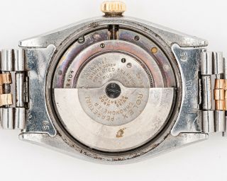 Vintage 1953 Rolex Steel and Rose Gold Datejust Ref.  6305 w/ Jubilee Bracelet 8