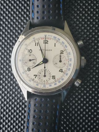 Vintage 1960s Wittnauer 6002 Valjoux 72 Watch 2