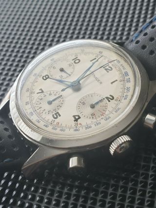 Vintage 1960s Wittnauer 6002 Valjoux 72 Watch 3