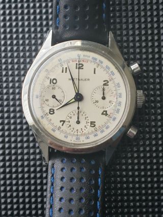 Vintage 1960s Wittnauer 6002 Valjoux 72 Watch 4