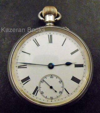 Antique Victorian Solid Silver Lancashire Watch Fob Pocket Watch