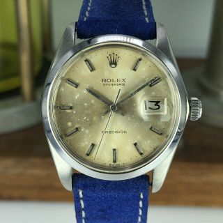 1962 Vintage Rolex Oyster Date Precision 6694 Dial & Hands