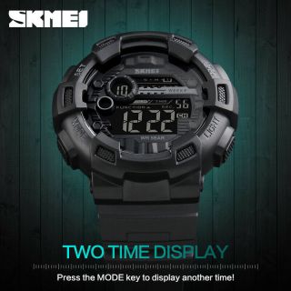 Skmei Men Sports Watches 50m Waterproof Back Light Led Digital Watch 1243