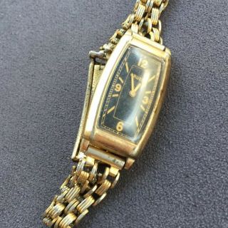 Gruen 17j Vintage Art Deco Man’s Gold Tone Watch—aegler/rolex Cal 835b—to Fix