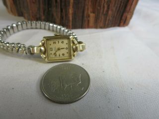 Vintage Elgin Deluxe 10K Gold Filled Ladies Winding Watch Repair RP10 2