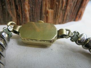 Vintage Elgin Deluxe 10K Gold Filled Ladies Winding Watch Repair RP10 3