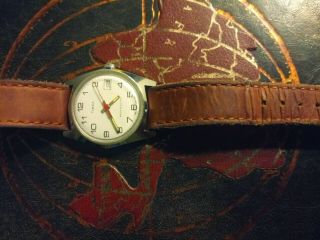 1970 ' s Vintage Timex Sprite Men ' s Mechanical Watch Runs 3