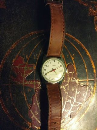 1970 ' s Vintage Timex Sprite Men ' s Mechanical Watch Runs 4