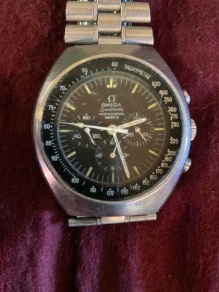 Vintage Omega Speedmaster Professional Mark Ii Running Moon Watch