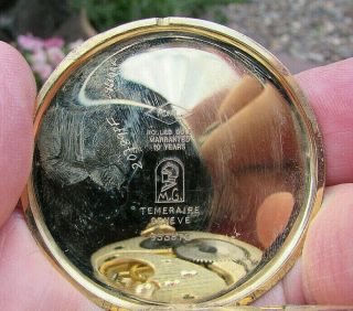 Vintage Grosvenor Swiss Made 15 Jewel G/P Pocket Watch - GWO/Missing Chain Loop 6