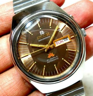 Ricoh Automatic Wind Day Date Designer Dial Men 