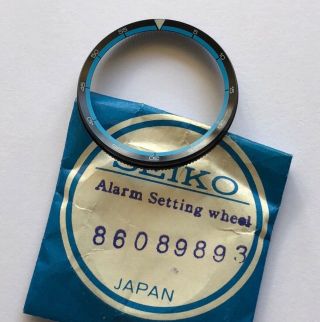 NOS Seiko 4006 - 6021 Bellmatic Vintage Inner Bezel Very Rare Part ref 86089893 3