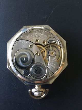 1923 Elgin 12s,  17j,  Open Face 14k Gold Fill Antique Pocket Watch Runs 4