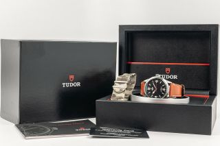 Pre - Owned Tudor Heritage Ranger Ref.  79910 W/ Box,  Booklet,  Additional Strap