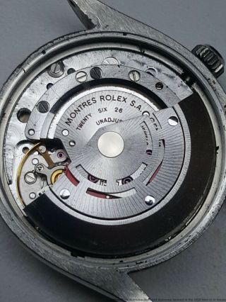 Vintage 1980s Rolex Air - King Precision 5500 Mens Steel Watch w Box 9