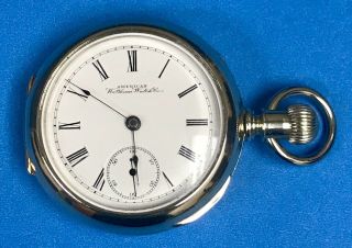 Waltham 1894 18s,  7j,  Open Face Pocket Watch (running) Nr