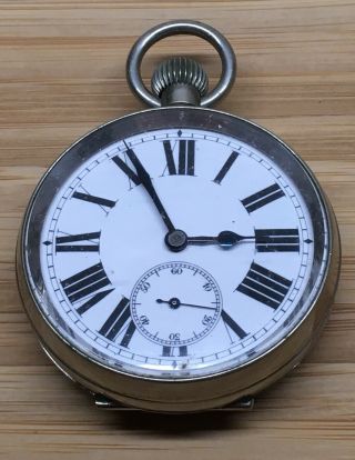 Vintage Railway Timekeeper Pocket Watch 54mm