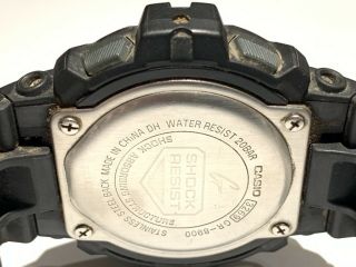 Casio G - Shock GR - 8900 Tough Solar Illuminator Black Resin Watch. 6