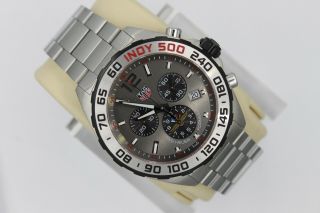 Tag Heuer Caz1016.  Eb0058 Formula F1 Ss Watch Mens Indy 500 Chronograph Nato