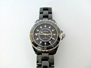 Chanel J12 Automatic Black Ceramic Watch