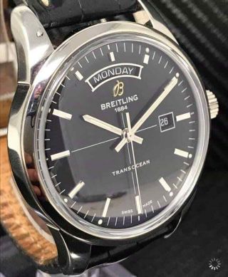 Breitling Transocean Day Date Automatic A4531012 Wristwatch (trans Ocean)