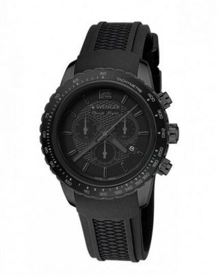 WENGER ROADSTER BLACK NIGHT SWISS MADE CHRONOGRAPH WITH SAPPHIRE COATED CRYSTAL 2