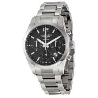 Longines Conquest Classic Chronograph Stainless Steel Mens Watch L27864566