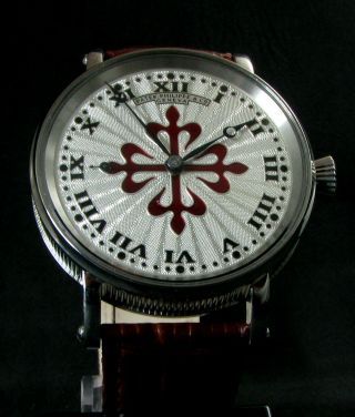 Patek Philippe &co Rare Antique 1891 Art Deco Large Wristwatch