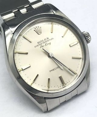 1987 Rolex Oyster Perpetual Air - King Precision 5600 St.  Steel Gent 