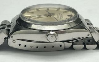 1987 Rolex Oyster Perpetual Air - King Precision 5600 St.  Steel Gent ' s Wrist Watch 8
