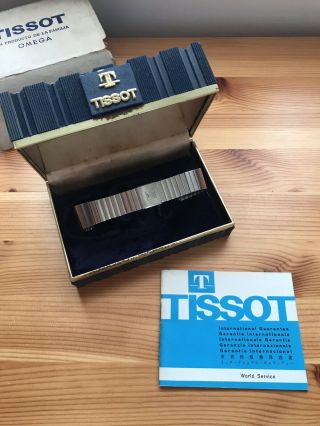 1970s Tissot Navigator Yachting Automatic Watch Lemania 1341 Box And Papers 12