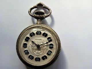 Royce.  Vintage Pocket Watch.  Swiss.  17 Jewels.  Incabloc.  Well.