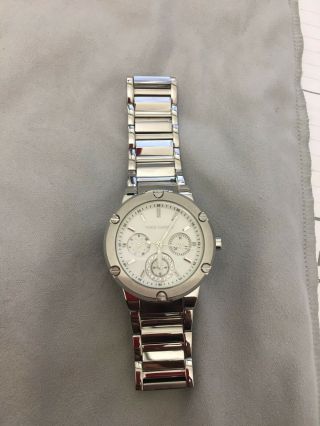 Vince Camuto White Dial Stainless Steel Ladies Watch Vc5077wtsv (nwot)