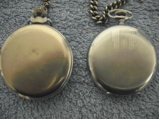 VINTAGE TWO POCKET WATCHES ONE IS A RARE ELOG 5