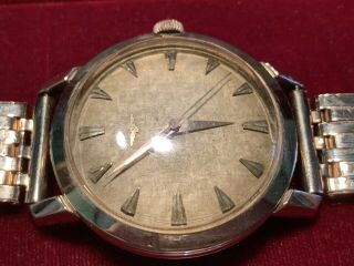 Vintage 14k Solid Gold Longines Mens Watch Heavy 64 Grams.