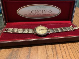 Vintage 14k Solid Gold Longines Mens Watch Heavy 64 Grams. 2