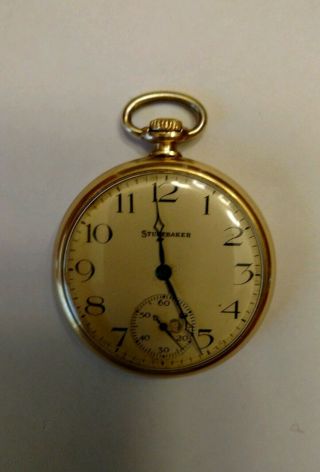 South Bend Studebaker 1927 Pocket Watch Size 12,  21 Jewel