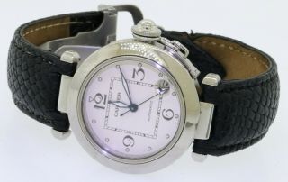 Cartier Pasha 2324 SS elegant high fashion automatic 35.  5mm men ' s watch 2