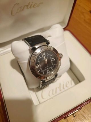 Cartier Pasha Seatimer 2790 Stainless Steel 40mm Automatic Date Men 