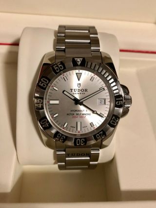 Tudor Hydronaut Ii Ref 20030 41.  5mm Swiss Automatic 200m Stainless Steel Silver