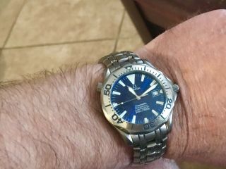 Omega Seamaster Professional Titanium Blue Dial Mens Watch 2231.  80 2