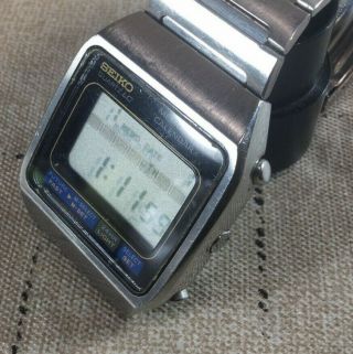 Vintage 1978 Seiko M354 - 5010 James Bond Men ' s Digital LCD Watch - Repair [MB07] 4