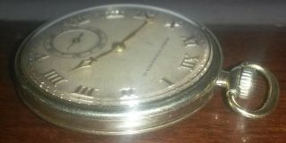 old vintage longines pocket watch bunde & upmeyer 12s 17j of 2